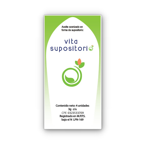 VITASUPOSITORIO ACEITE OZONIZADO 3GR X 4